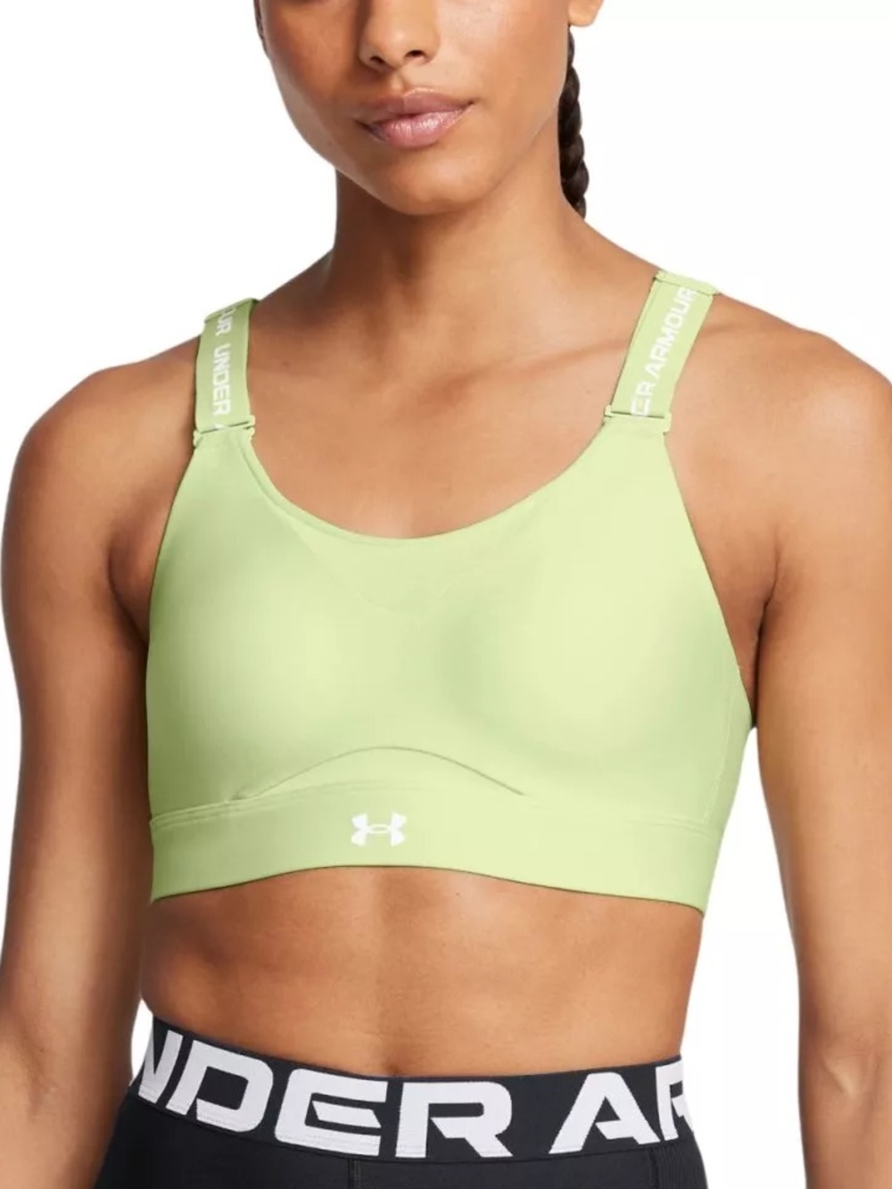 Under Armour neon infinity 2.0 high impact sports bra